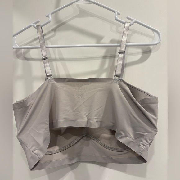Size Large Vince Camuto Light Grey Spandex Bralette - Picture 7 of 7